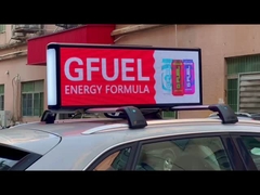 P2.5 แท็กซี่จอแสดงผล LED RGB จอโฆษณาแท็กซี่กลางแจ้ง SMD2121