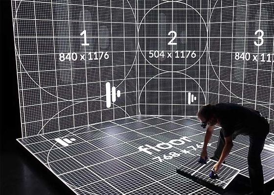 ระบบควบคุม Novastar/Kinglight XR LED Floor Display สําหรับอายุการใช้งานยาวนาน 100000 ชั่วโมง