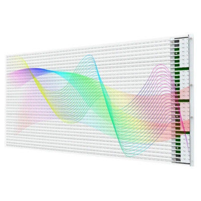 หน้าจอ LED อ่อน 90% มีอัตราการปรับปรุง 3840Hz สําหรับการติดตั้งแก้ว